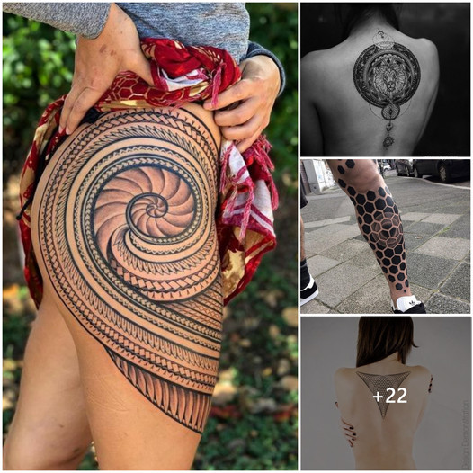 Geometric Tattoo Mysteries. Beautiful Designs