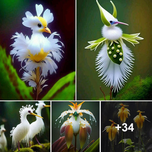 Bird-Like Flowers Exuding Avian Beauty: Floral Resemblance Takes Flight