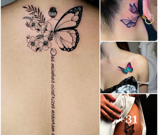 The Art of Expression: 55 Gorgeous Butterfly Tattoos for a Timeless Look!