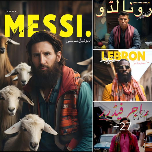 “Global Icons Messi, Ronaldo, and LeBron James Capture Pakistani Hearts, Trigger Viral Sensation on Social Media”.