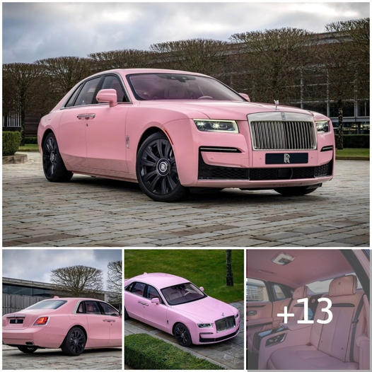 Rolls-Royce Made a pink Ghost