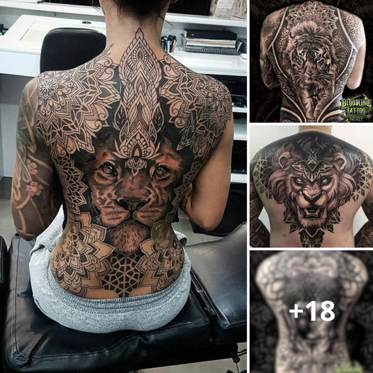 Symbolism and Beauty of Tiger Mandala Fullback Tattoos