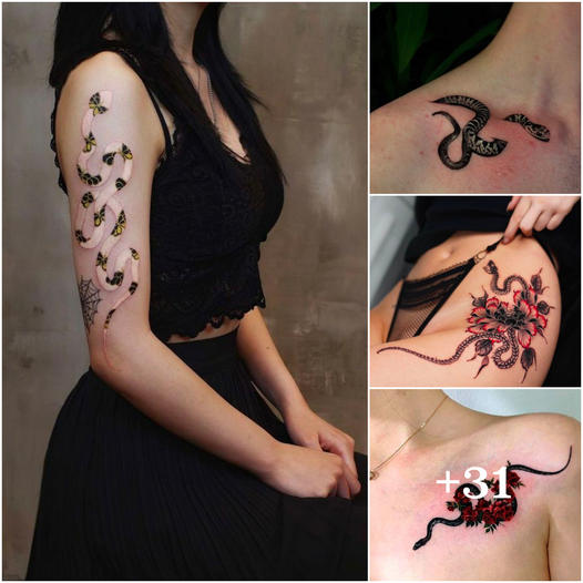Beyond Ordinary: Embark on a Journey of Captivating Snake Tattoos!