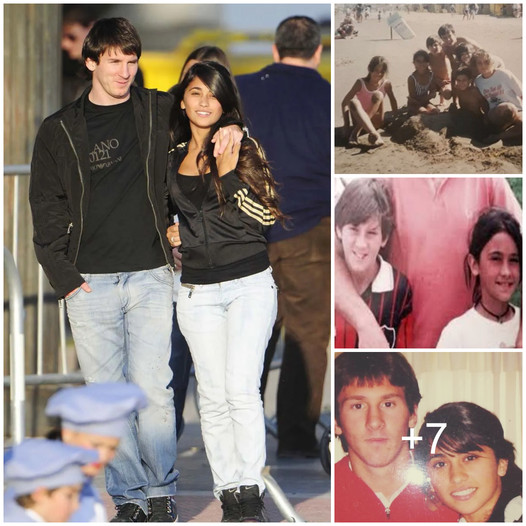 Unseen childhood photos of Lionel Messi and his glamorous lover Antonella Rocuzzo