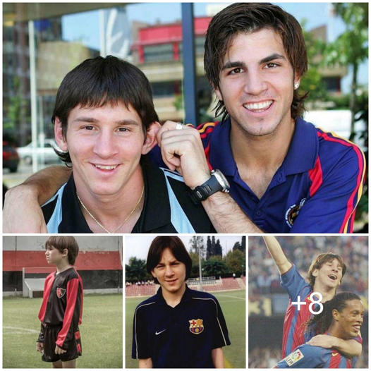 Unique image of Messi’s childhood until the day he scored his first goal for Barca