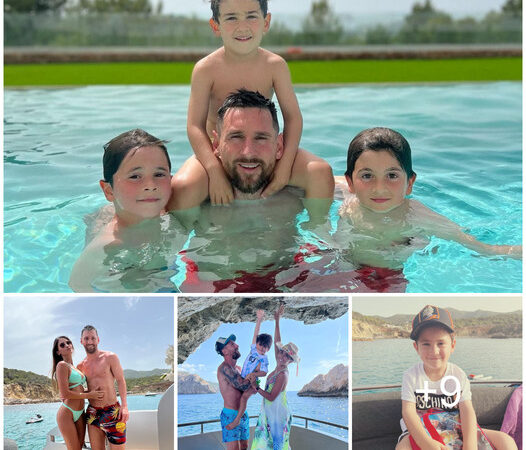 Messi’s family in every trip around the world