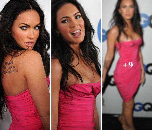 Megan Fox Stuns in a Pink Off-Shoulder Ensemble with a Wild Vibe